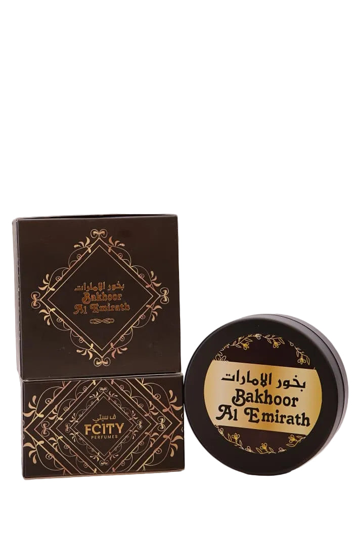Bakhoor Al Emirath product with packaging on a white background