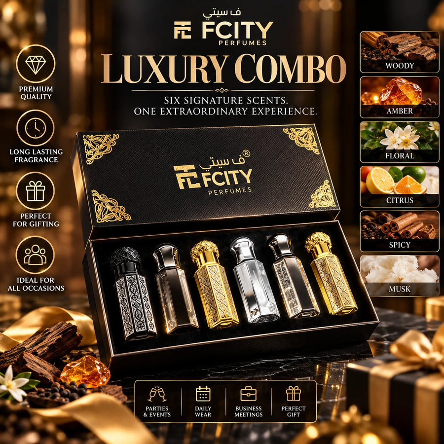 6 SET ATHAR COMBO GIFT SET – Concentrated Oil Collection